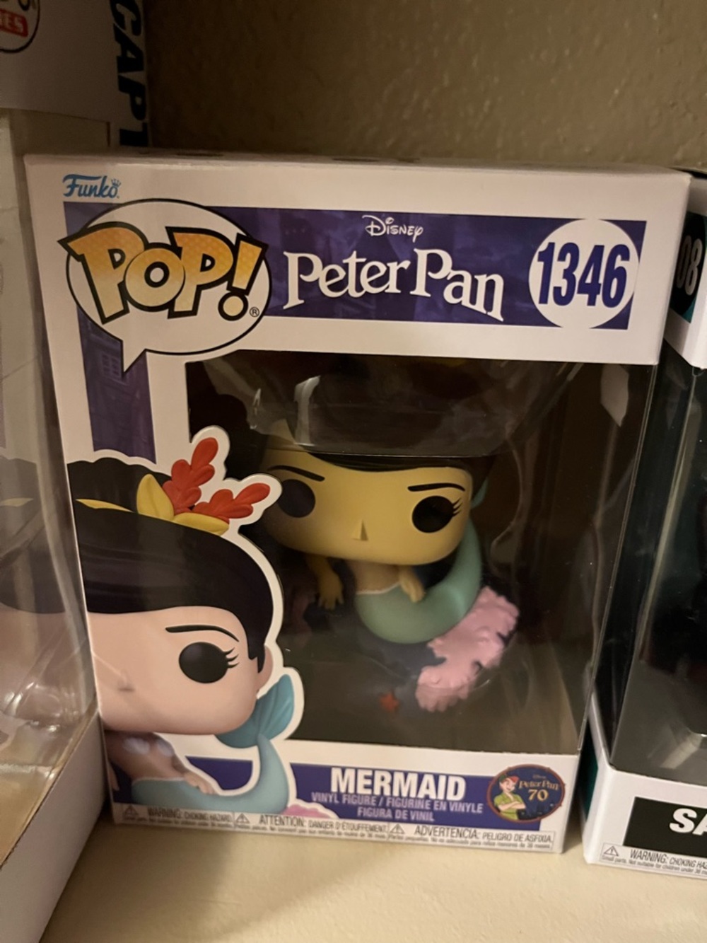 Funko Pop! Disney Mermaid Peter Pan 1346 - Teal & Pink Accents